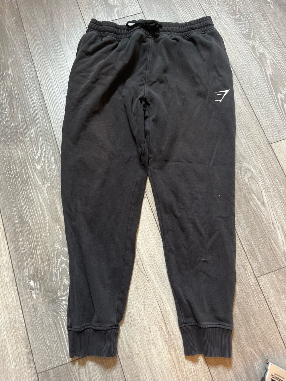 Gymshark Crest Tapered Joggers Black Size M